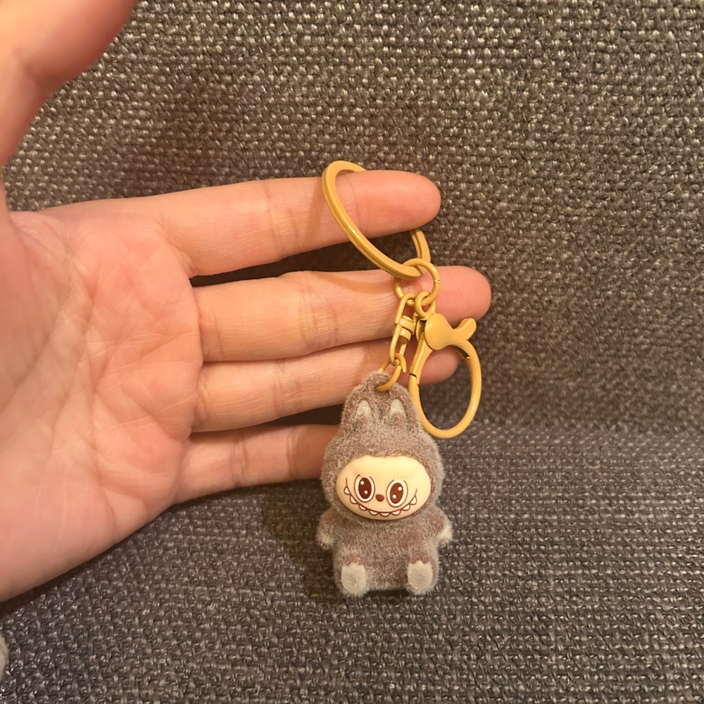 Labubu Keychain brown new hidden edition sealed